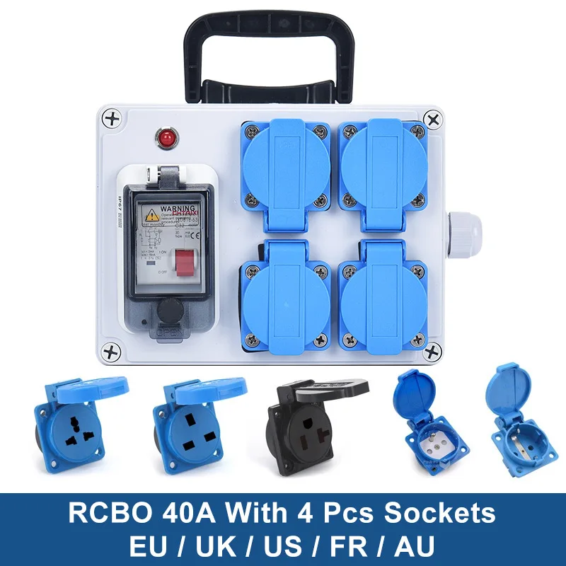 BONOOD Electricity products Outdoor Mobile Industrial Socket Box
