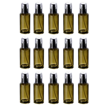 

15PCS 100Ml Transparent Plastic Perfume Atomizer Small MIni Empty Spray Refillable Bottle Travel Bottles Set
