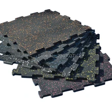 10 шт. 50x50x2 см Сращивание гимнастические резиновые коврики дома/коммерческий тренажерный зал гараж повышенной мощности Резина Экстра толстый ковер для пола плитка