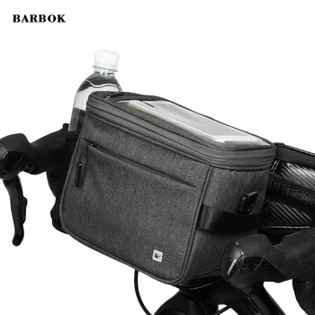 

MTB Road Bike Front Frame Waterproof Riding Cycling Bike Handlebar Bag Bicycle Front Tube Pocket Pack Travel Basket Hand Bag