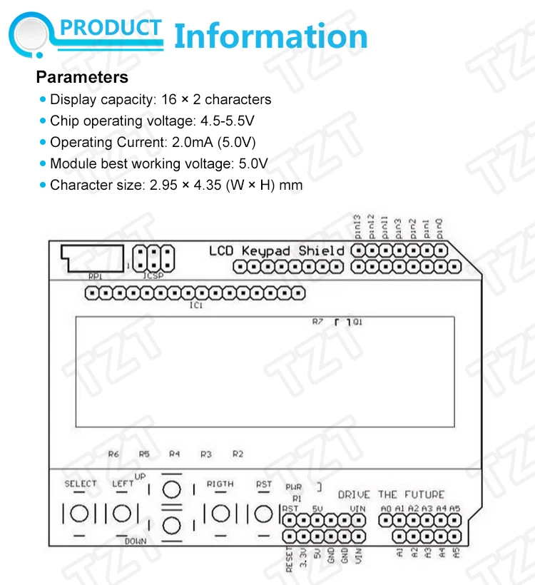ЖК 1602 ЖК клавиатура щит ЖК 1602 Модуль дисплей для Arduino ATMEGA328 ATMEGA2560 raspberry pi UNO синий экран