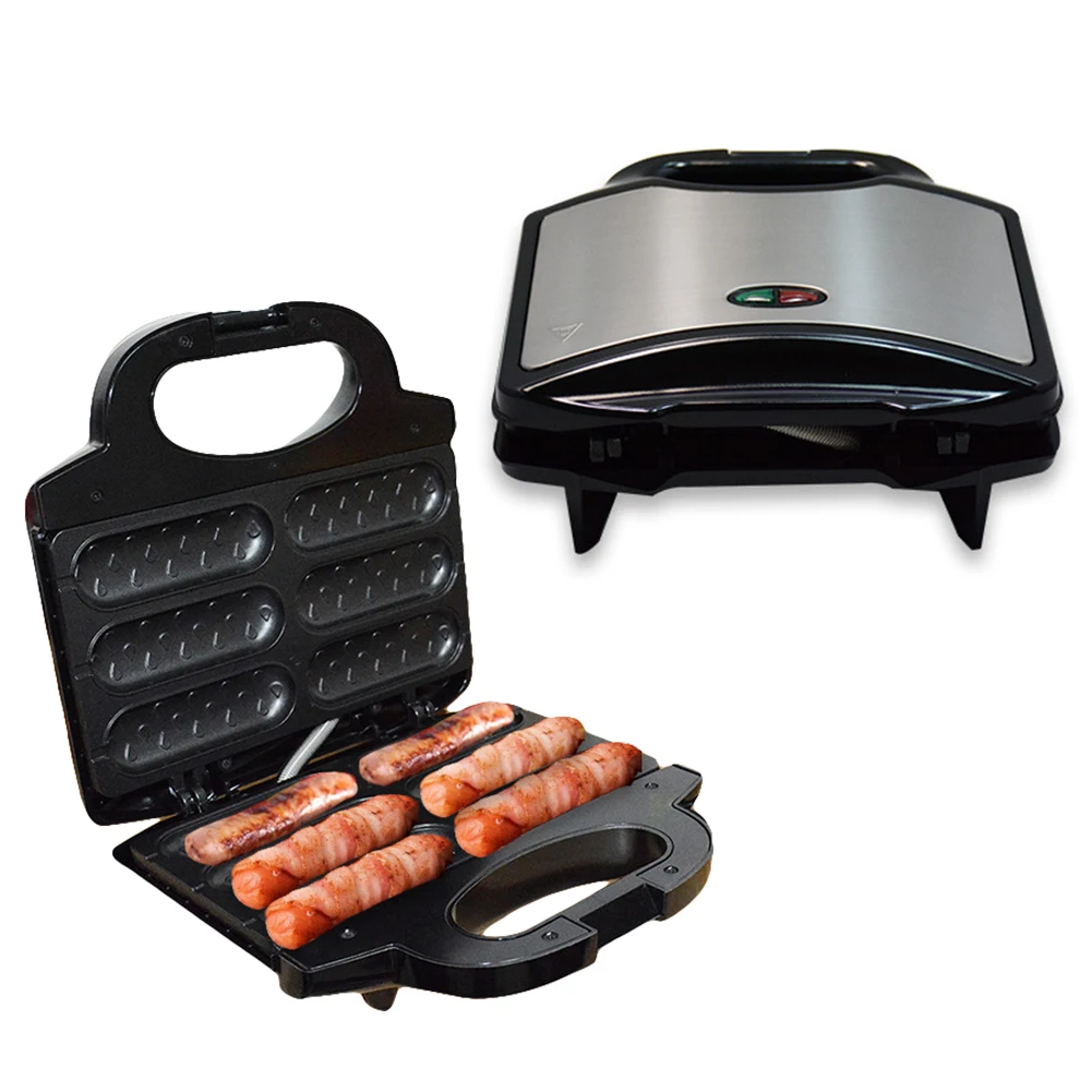 EU Plug Mini Roasting Sausage Machine Household Baking Hot Dog Lolly Stick Breakfast Frying Pan Hotdog Corn | Дом и сад