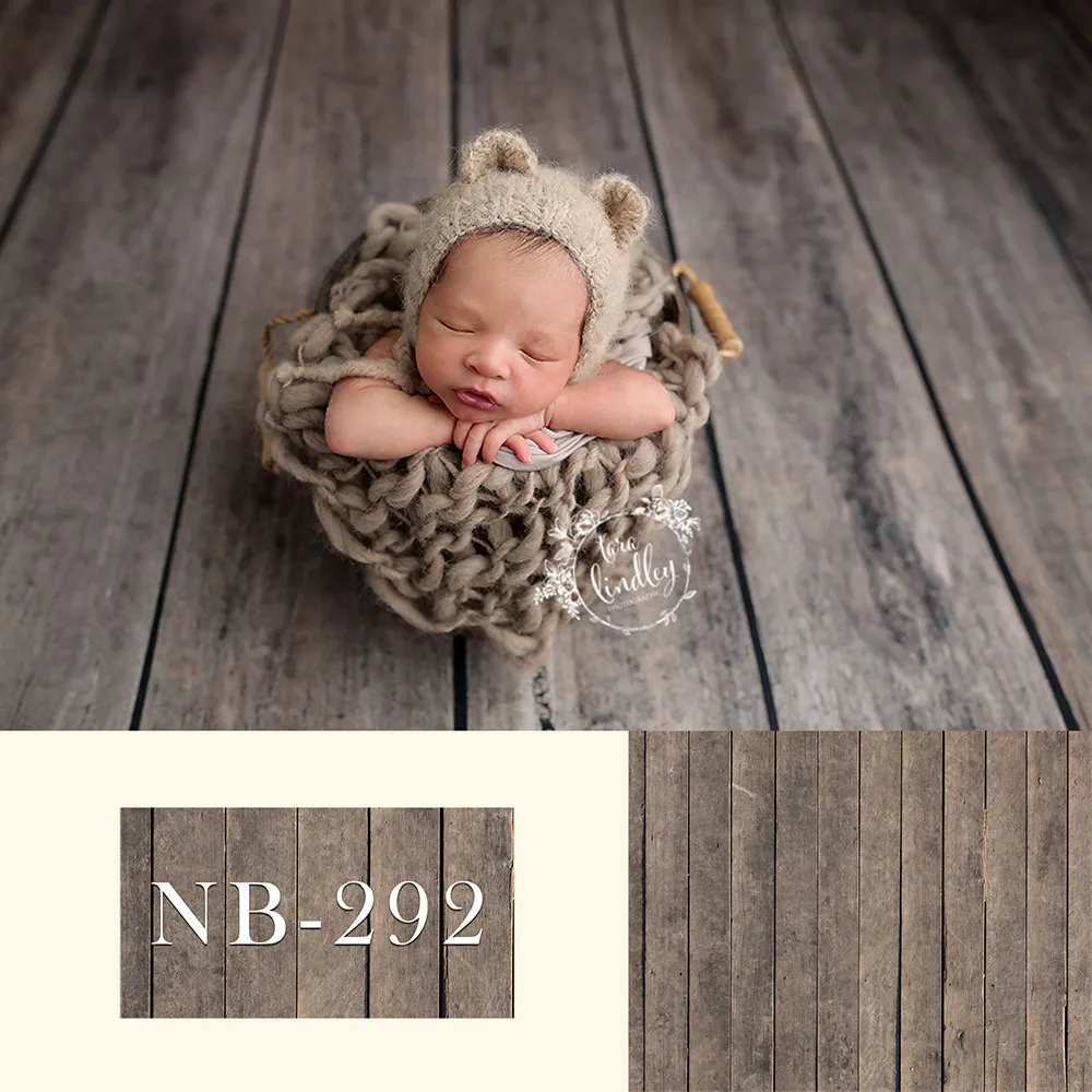 Фон для фотосъемки новорожденных с темно-коричневым деревянным полом, Фотофон для фотостудии, виниловый Фотофон 711 - Цвет: Арбузно-красный