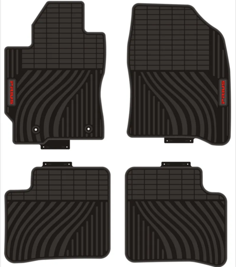 Специальные ковры водонепроницаемые передние и задние сиденья полный комплект резиновые коврики для автомобиля на 2006- год Toyota Prius Corrola RAV4 Camry