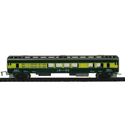 Большой Электрический Поезд Модель Набор Китай DF4B Тип дизельный локомотив Железнодорожный двигатель несколько вагонок может работать на треках детские игрушки - Цвет: Carriage B