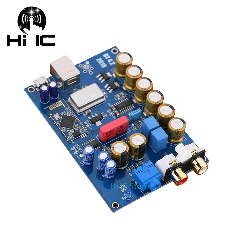 HIFI Bluetooth 4 2 стерео аудиоприемник плата CSR64215 усилитель DAC беспроводной bluetooth модуль