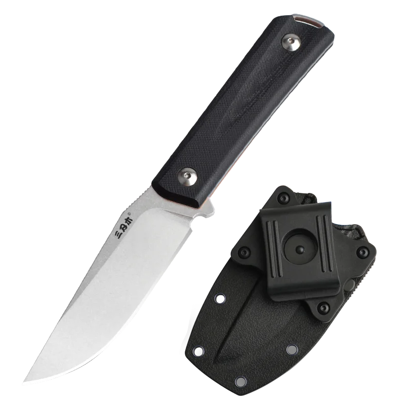 Нож для выживания Sanrenmu S611 с фиксированным лезвием рукоятка G10 из нержавеющей