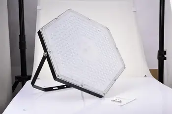 

300W Garage Light Honeycomb High Bay Light AC 220V Street Light SMD2835 LED Lights For Garages Warehouses Lighting With Stand