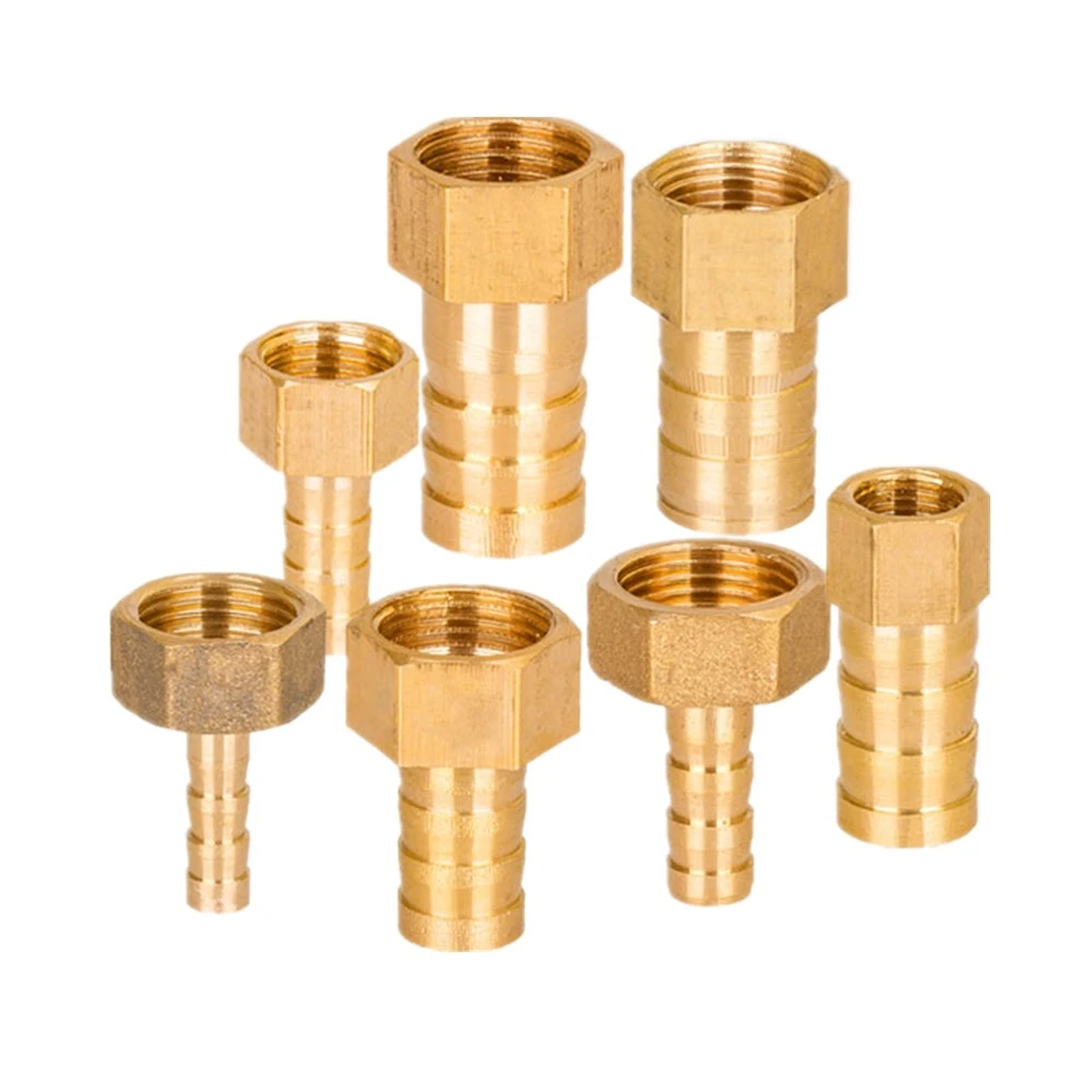 Brass Hose Fitting 4mm 6mm 8mm 10mm 19mm Barb Tail 1/8" 1/4" 1/2" 3/8