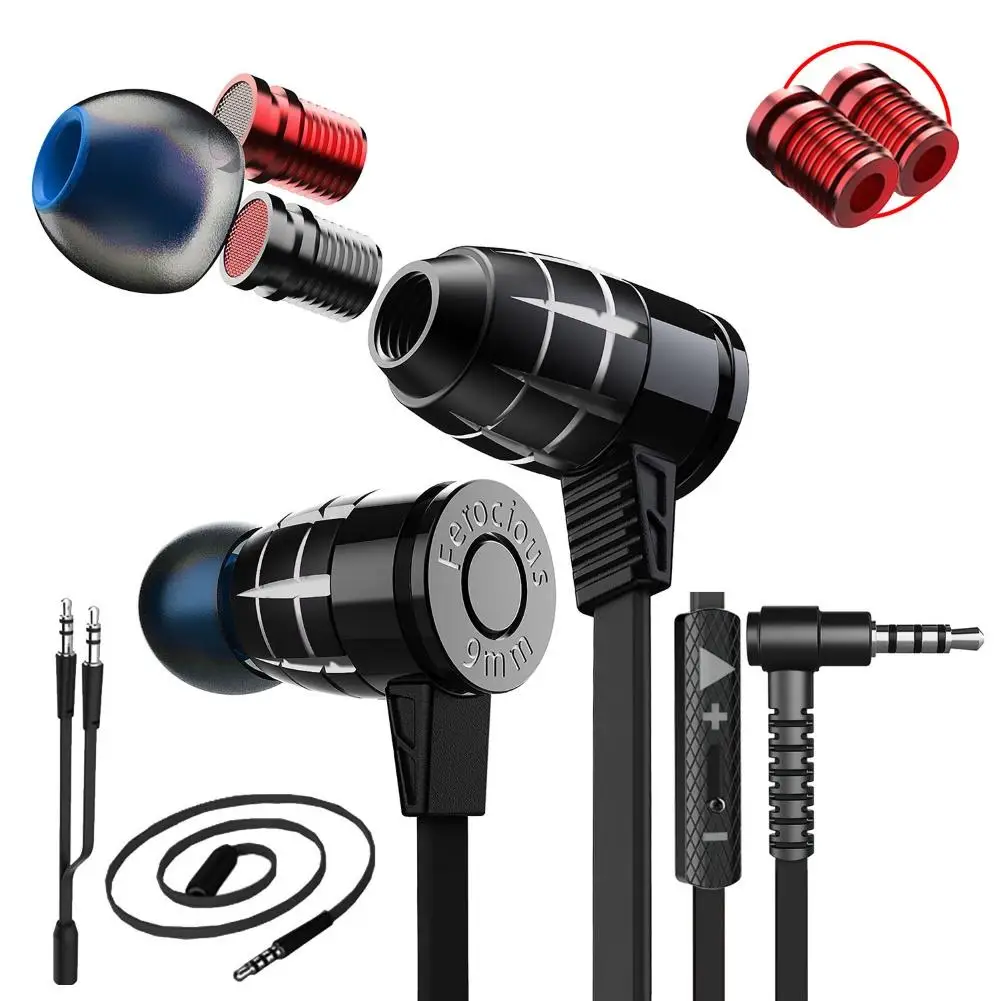 G25 Gaming Earphones With Mic In Ear Noise Isolation Headsets Variable Sound Cell For Phone PS4