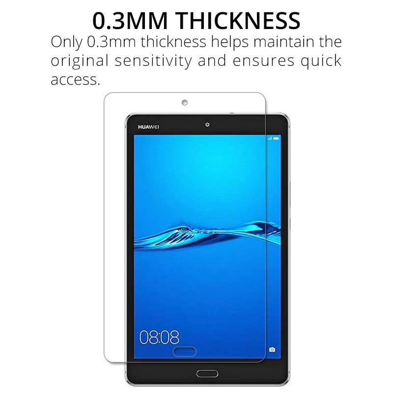 9H Tempered Glass Screen Protectors for Huawei Mediapad M3