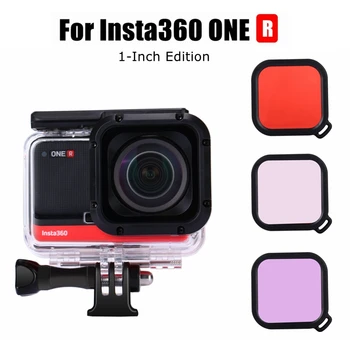 

60M Underwater Protection Housing Dive Case For Insta360 ONE R 1-Inch Edition Waterproof Shell Accessories