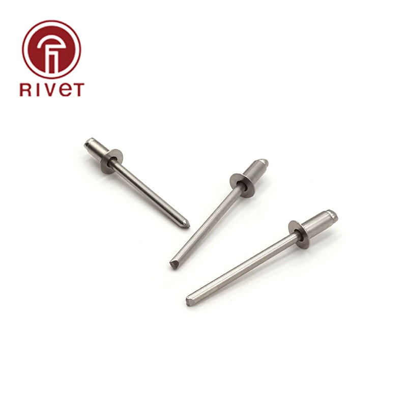 

Rivets ISO 15984 M4.8 50PCS/100PCS Stainless Steel Blind Rivets Open End Countersunk Head Rivets Decorative Rivets