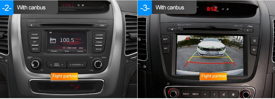 Clearance Android 8.1 car gps for kia Sorento 2013 2014 dvd car dvd gps player 2 din car stereo player gps naviigation 2