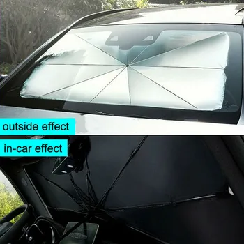 

Car Front Windshield Umbrella Windscreen Sunshade Umbrella Window Cover Visor Sun Shade Parasol