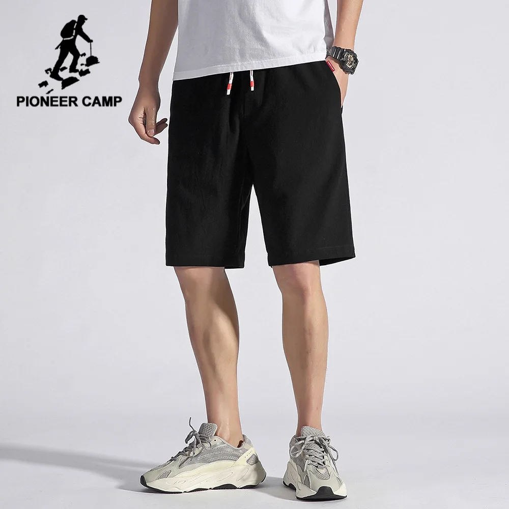  Летние шорты Pioneer Camp мужские, повседневные, свободные, 100% хлопок, уличный сверхразмерный шорты AZK0205067 