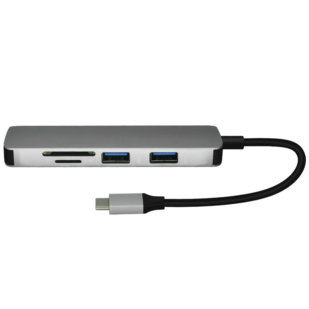 Горячая 5 в 1 USB C концентратор USB-C к USB 3,0 адаптер для MacBook samsung Galaxy S9/S8 huawei P20 Pro