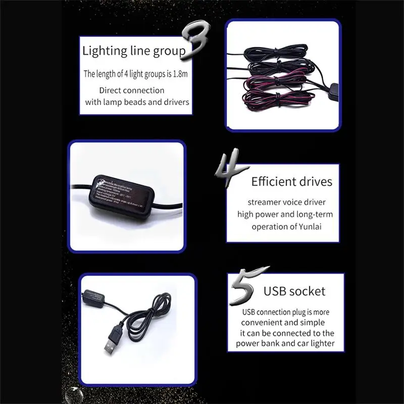 Forauto-4-In-1-Rgb-Ambient-Lamp-Auto-Interieur-Voet-Floor-Lichten-Muziek-Sound-Control-Normale (2)