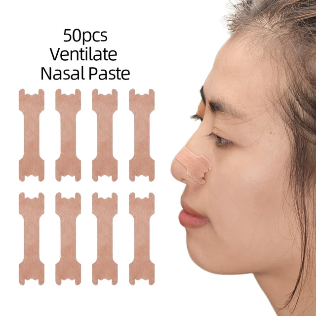 Tiras nasales para respirar mejor, tira de ventilación Anti ronquidos, 10  piezas - AliExpress