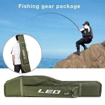 

Single-layer Big Belly Fishing Gear Bag 1.2M Army Green Sea Raft Road Sub-package Thicken Folding Fishing Bag