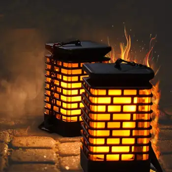 

Solar Lanterns Outdoor Hanging Flame Lights LED Dancing Fairy Decorative IP65 Waterproof 99 LEDs Solar Powered Camping Lights