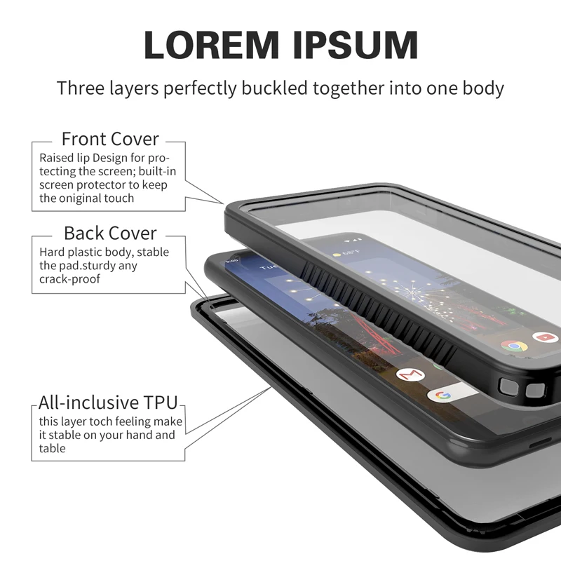 Cena 100% wodoodporne etui do Google pikseli 3A 3A XL, odporna na wstrząsy pływanie nurkowanie pokrywa dla pikseli 3AXL pod wodą typu „ Float ”ochronny Coque