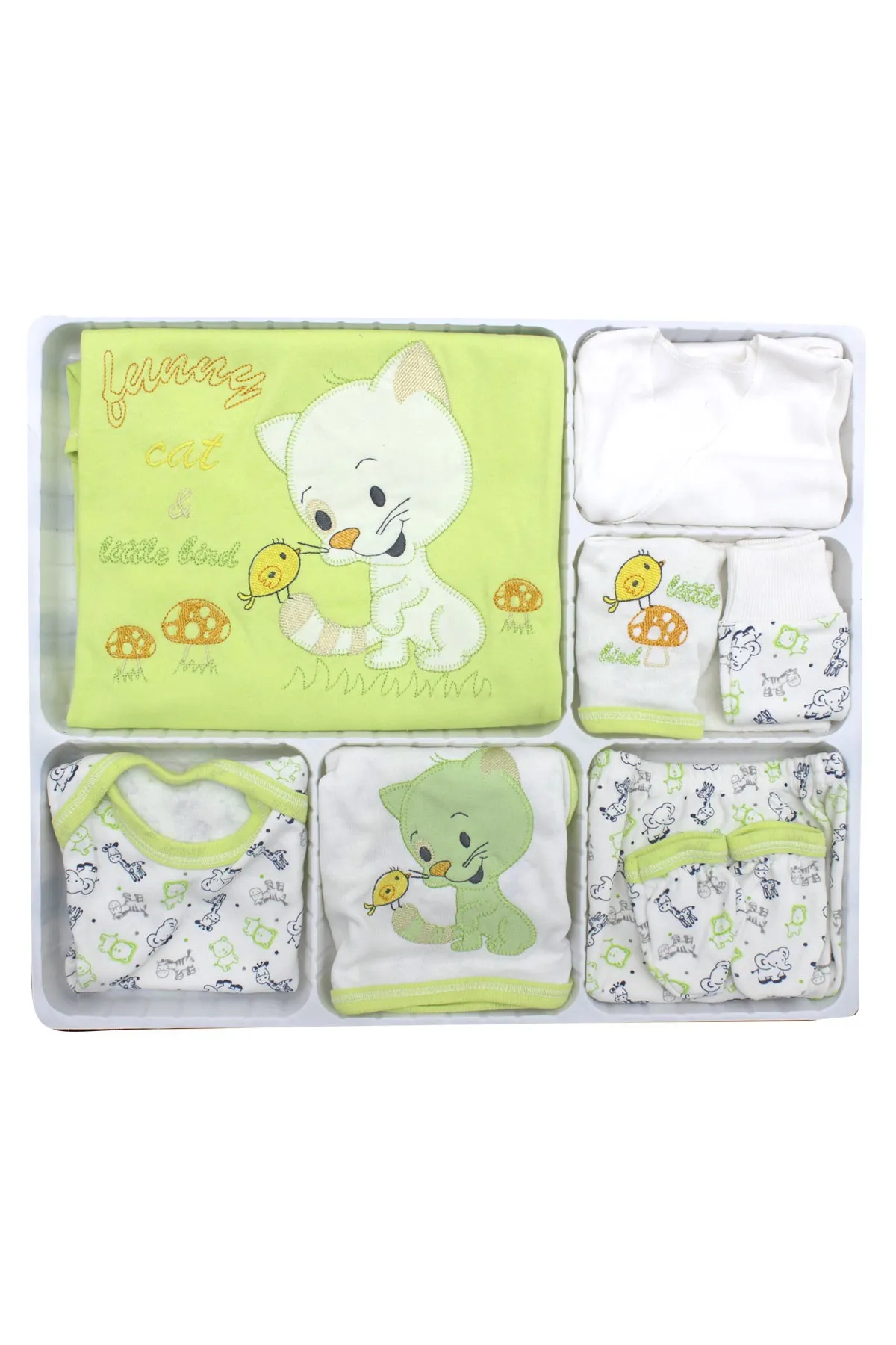 

Green Cat Baby 10 Lu Hospital Out Set K272