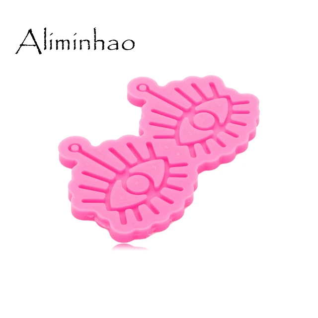 Dy0733 Szuper Fényes Szem Fülbevaló Penészgyűrű -Szilikon Penész Diy Epoxi Dekoráció Kulcstartó - Image 5