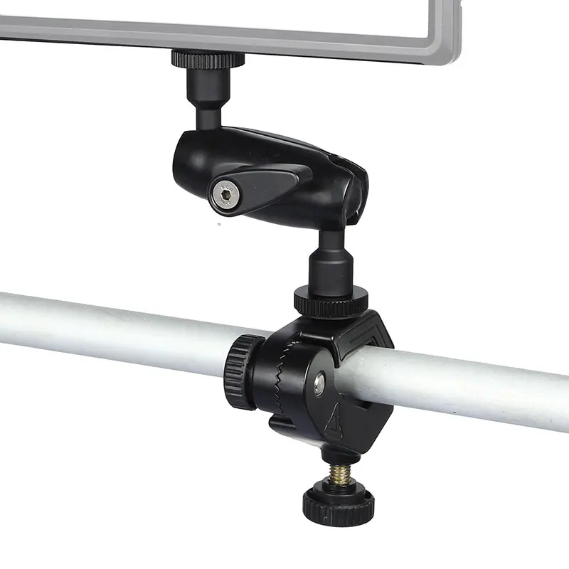 KINGJOY Adjustable Magic Arm With Ball Head Clamp for Mounting HDMI Monitor LED Light LCD Video Camera Flash Camera DSLR