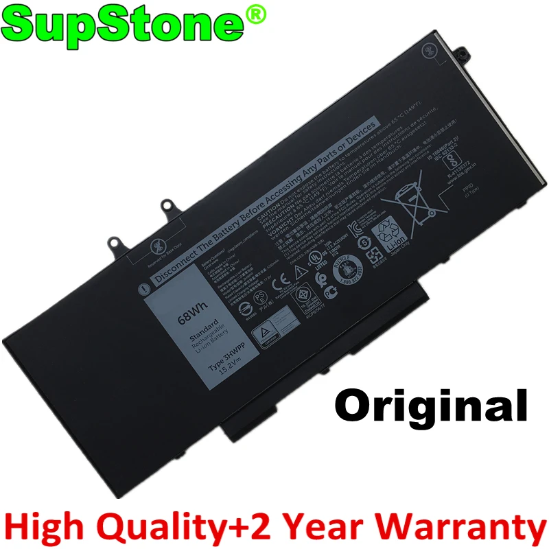 Supstone Nuova Batteria Per Laptop 3Hwpp Per Dell Latitude 5401 5501 5511, Per Precisione 3541 3551 7500 7706 2-In-1,P80F003 P98G003