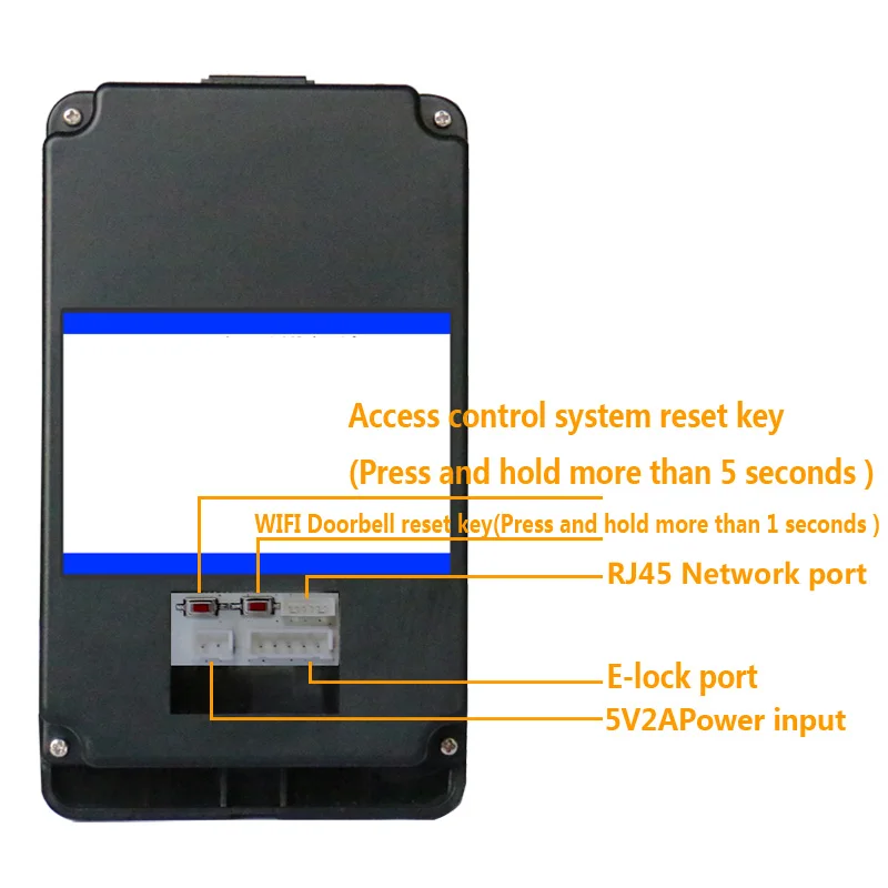 Mountainone Беспроводной Wi-Fi подключение к мобильному телефону Rfid пароль телефон двери видео дверной звонок широкоугольный Водонепроницаемый домофон S