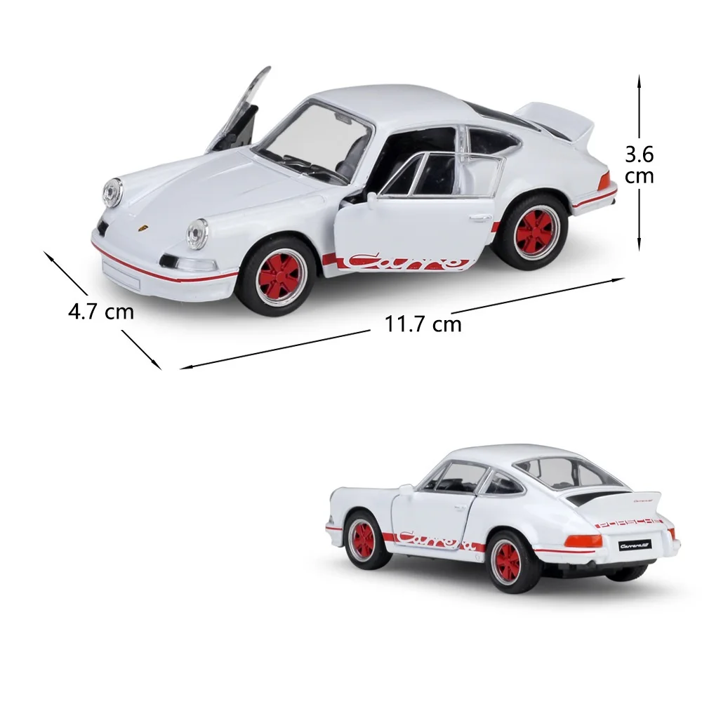 1:36 Welly Porsche Carrera RS 1973 литая модель автомобиля