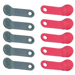 Étiquette de carte ibuton mural rouge, 10 pièces 