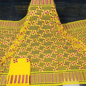 

2020 African Swiss Voile Lace Fabric embroidery lace trim high quality african Dry cotton lace fabric for wedding KU062408