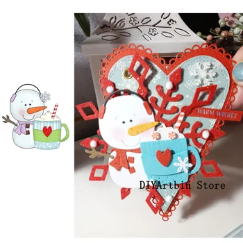 

snowman teacup Cutting Dies new 2020 DIY dies Scrapbooking Paper Making Craft die