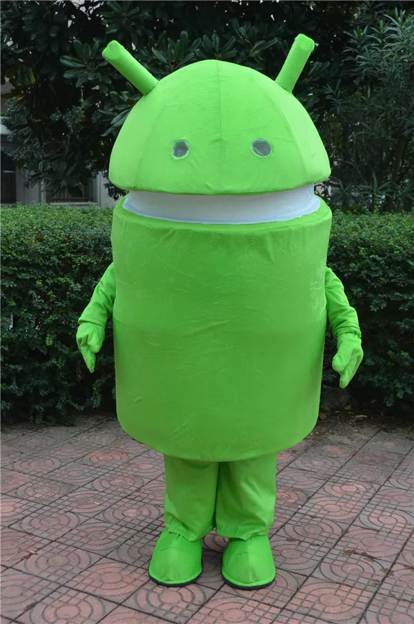 Android Робот талисманы костюмы маскарадный костюм косплей Mascotte взрослый