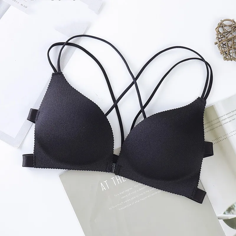 front buckle bralette