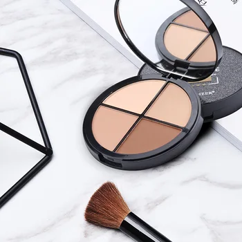 

4 Colors Face Powder Maquillaje Face Stick Palette Contour Cosmetics Highlight Stereoscopic Shadow Woman Cosmetic