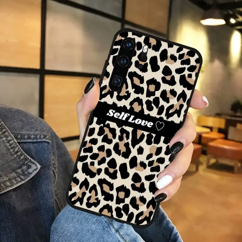 cute huawei phone cases Leopard cheetah skin print Phone Case Funda For Huawei P9 P10 P20 P30 Lite 2016 2017 2019 plus pro P smart cute huawei phone cases Cases For Huawei