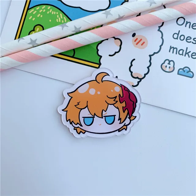 Game Genshin Impact Venti Keqing Xiao Pins  Button Brooch Chest Ornament Clothing for Backpacks Cosplay Itabag Collection C