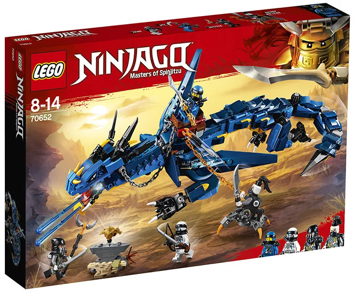 

July New Products Lego 70652 LEGO Phantom Ninja Series Lightning Storm Dragon Building Blocks Toy