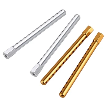 

8 Pcs 102037 Aluminum RC1:10 Alloy Body Post Mounts for HSP Road Racing Model Car Upgrade , 4 Pcs Gold Yellow & 4 Pcs Silver
