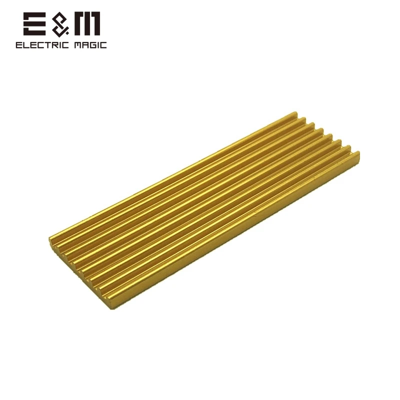 Охлаждающий плавник E & M 560 Вт/mk 2280 SSD теплоотвод воздуха из силикагеля