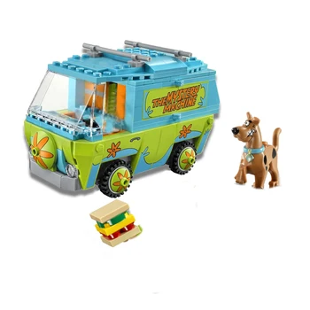 

Scooby Doo Mystery Machine Bus Compatible with City Building Blocks Brick Toys Birthday Boy and girlChildren Gifts