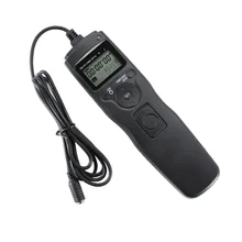 Télécommande de déclencheur avec minuterie LCD, pour Nikon D90 D5000 D7000 D3100 D5100 DSLR N10 Interface PUO88