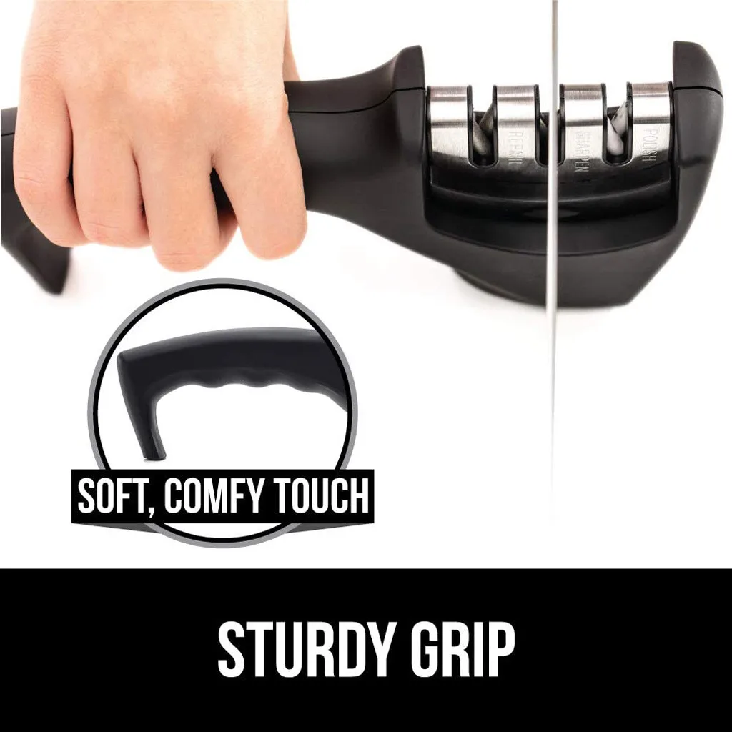 Точилка для ножей 3 этапа вольфрам алмаз и керамика стальной точильный камень