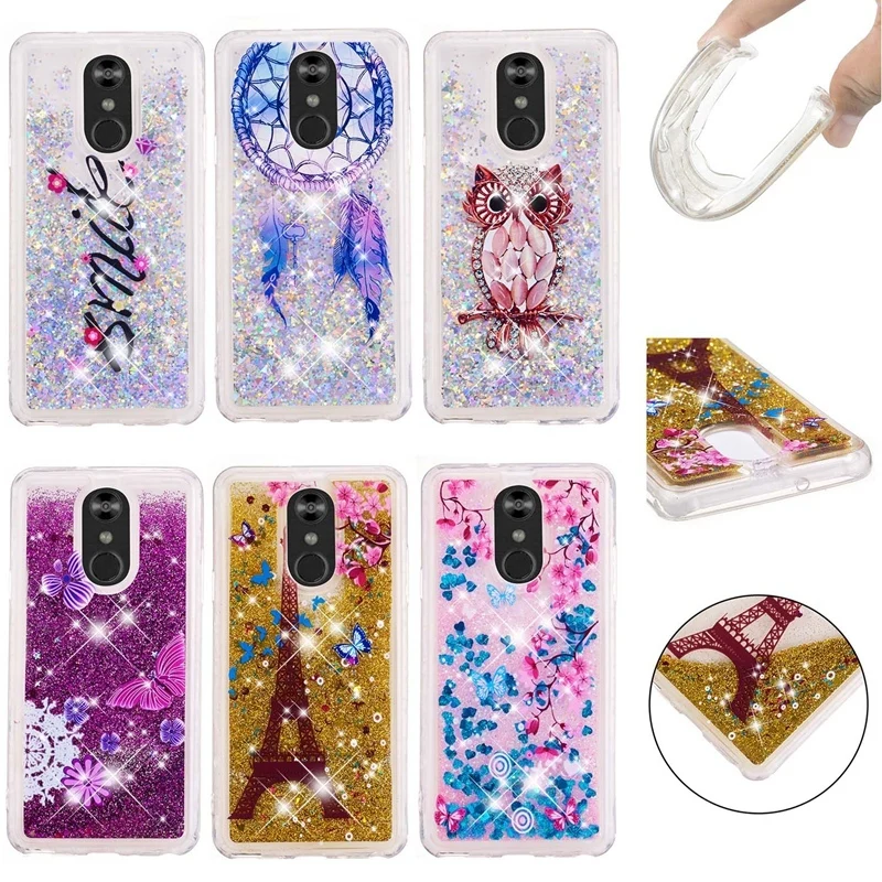 

Longxin For LG QStylus TPU soft case cartoon quicksand simplicity fashion originality shockproof protection case