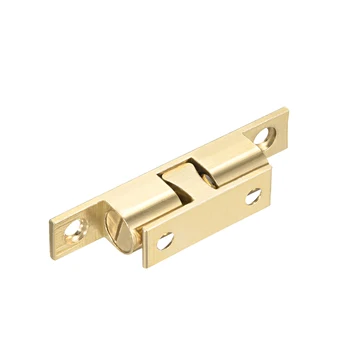 

uxcell Cabinet Door Closet Brass Double Ball Catch Tension Latch 70mm Length Gold Tone 5pcs
