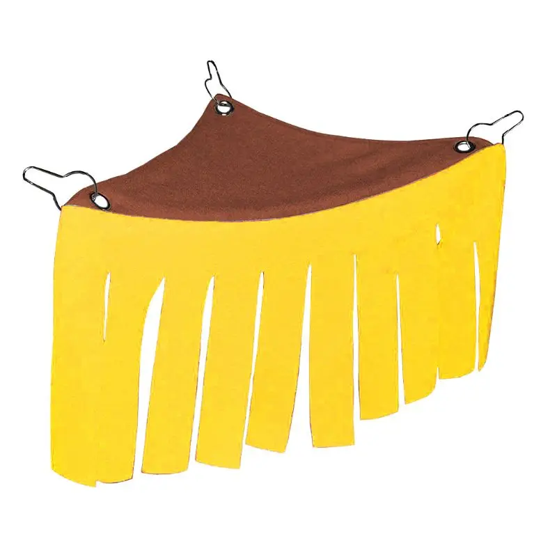 Цвет: желтый Small Pet Corner Hideout Guinea Pigs Ferrets Fleece Tent Hedgehogs Rabbits Toys 449E - Цвет: Цвет: желтый