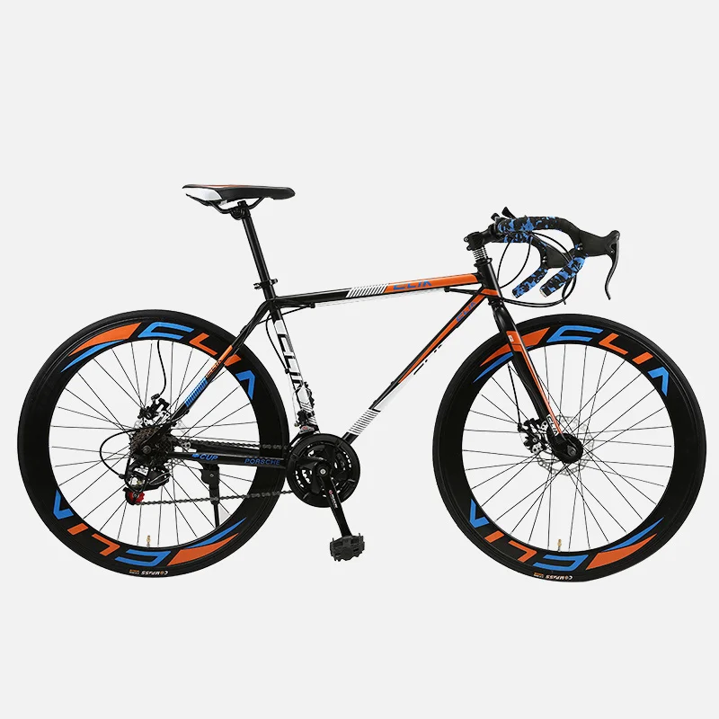 Road Bike Fixed Gear Bicycle Men And Women Speed Bender Racing Disc Brake Bicycle 26 Inch 60 Knife Adult Student Racing